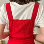 L626- Robe salopette "Coline" - framboise - 42