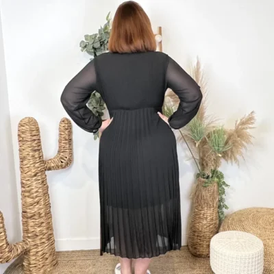 K941- Robe Longue "C'Mélodie" (Gt) - noir - taille-unique-grande-taille