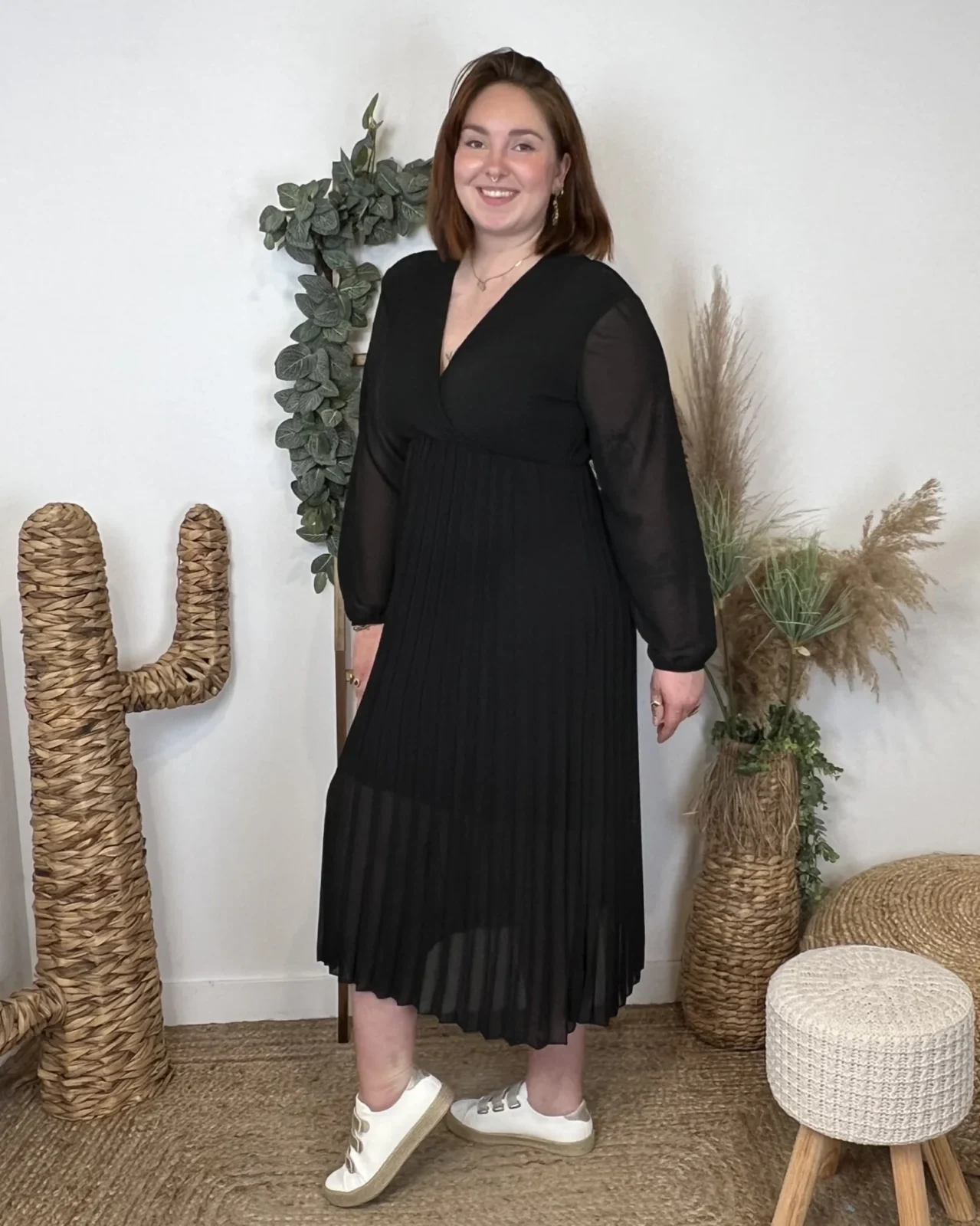 K941- Robe Longue "C'Mélodie" (Gt) - noir - taille-unique-grande-taille