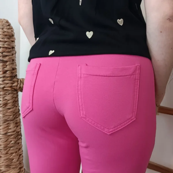 L738- Jogging 2 poches - fuchsia - 44