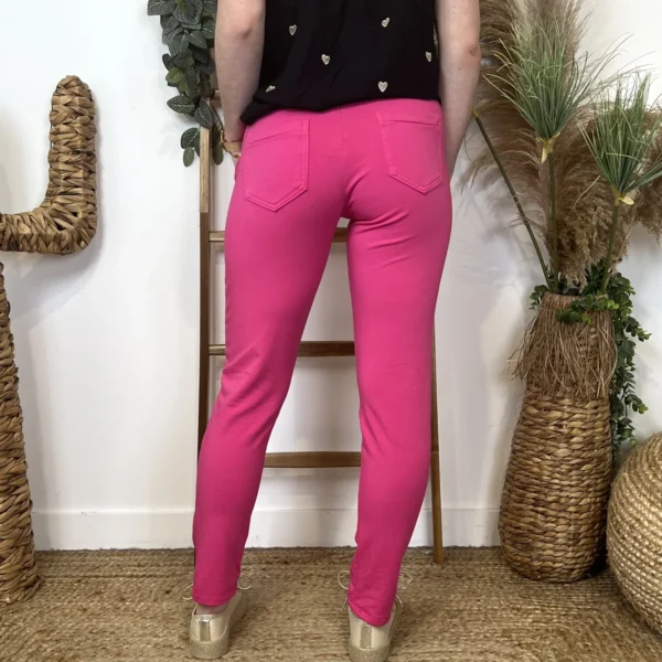 L738- Jogging 2 poches - fuchsia - 44