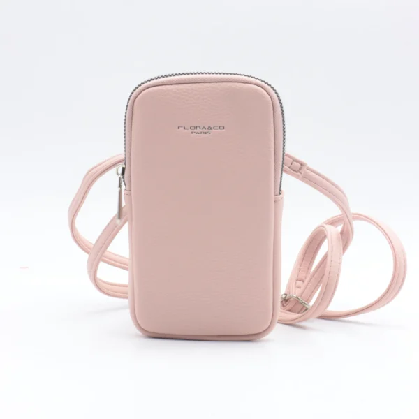 P461- Pochette Téléphone Flora&Co - rose-pale - sans-taille