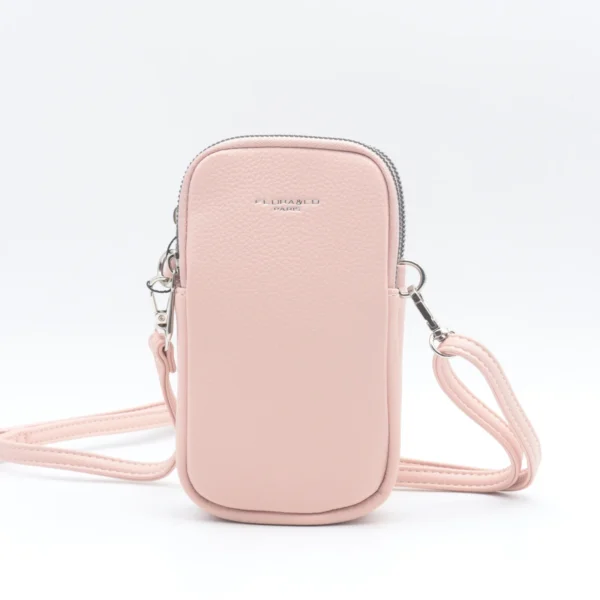 P461- Pochette Téléphone Flora&Co - rose-pale - sans-taille