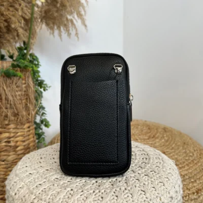P461- Pochette Téléphone Flora&Co - noir - sans-taille