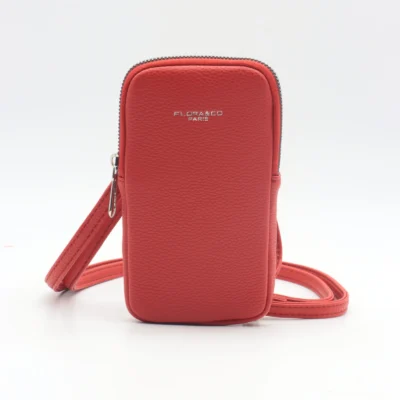 P461- Pochette Téléphone Flora&Co - rouge - sans-taille