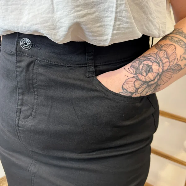 Z161- Jupe Voggo Teintée (T42-T50) - noir - 50