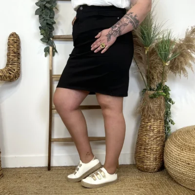 Z161- Jupe Voggo Teintée (T42-T50) - noir - 50