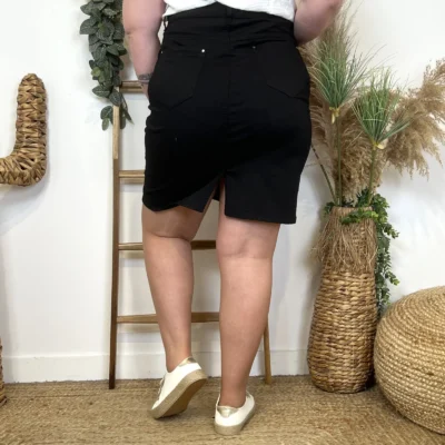 Z161- Jupe Voggo Teintée (T42-T50) - noir - 50