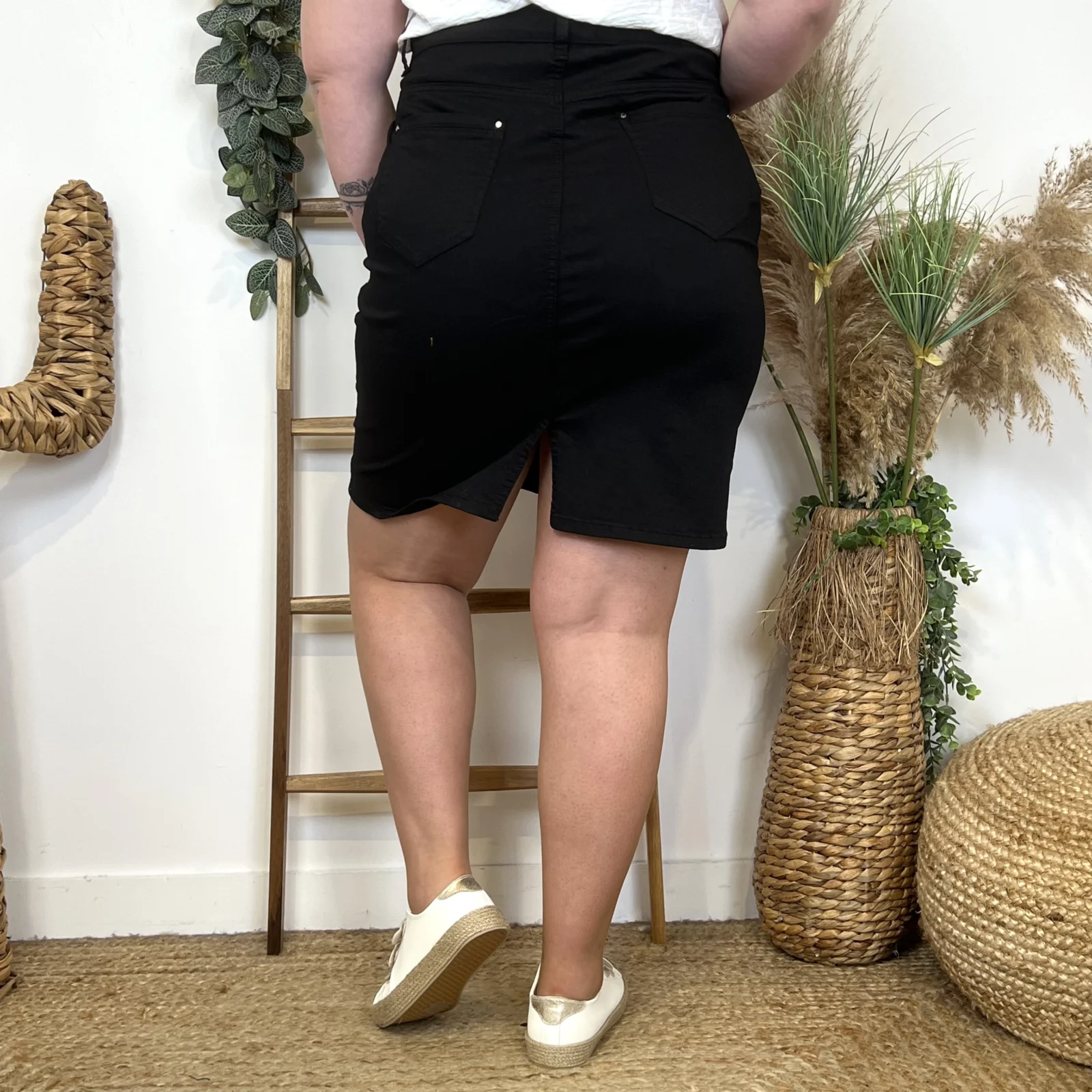 Z161- Jupe Voggo Teintée (T42-T50) - noir - 50