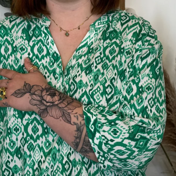 L487- Grande Taille Christy (T54-T58) - vert-bresil - 58