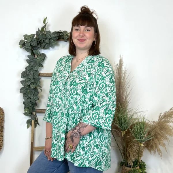 L487- Grande Taille Christy (T54-T58) - vert-bresil - 58