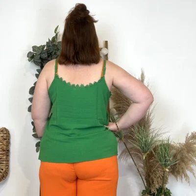 K947- Débardeur Christy (T44-T52) - vert-bresil - 52