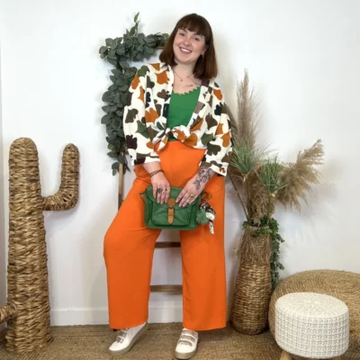 K947- Débardeur Christy (T44-T52) - vert-bresil - 52