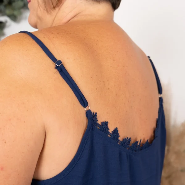 K947- Débardeur Christy (T44-T52) - marine - 52