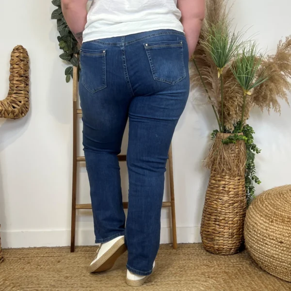 N496- Jean Droit Voggo (T42-T50) - denim-fonce - 50