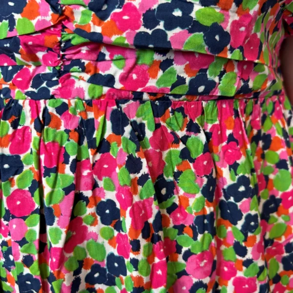 L199- Robe voilage By.One (T40-T48) - fuchsia - 48