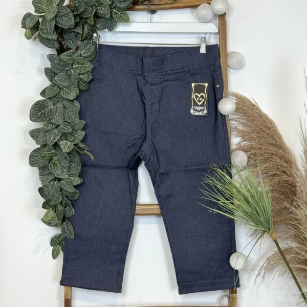 R281- Pantacourt Christy (T42-T52) - denim - 52