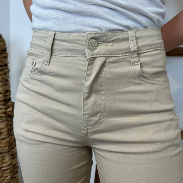 O631- Pantacourt Voggo (T36-T44) - beige - 44