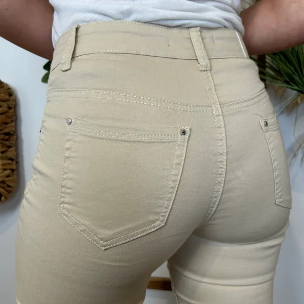 O631- Pantacourt Voggo (T36-T44) - beige - 44