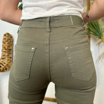 O619- Pantacourt Voggo (T36-T44) - kaki - 44