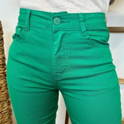 O623- Pantacourt Voggo (T36-T44) - vert-emeraude - 44