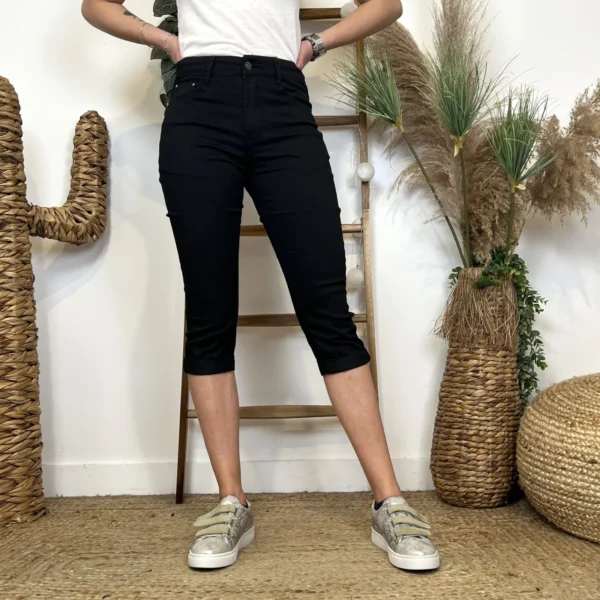 O633- Pantacourt Voggo (T36-T44) - noir - 44