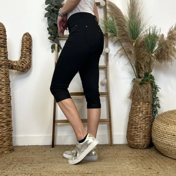 O633- Pantacourt Voggo (T36-T44) - noir - 44