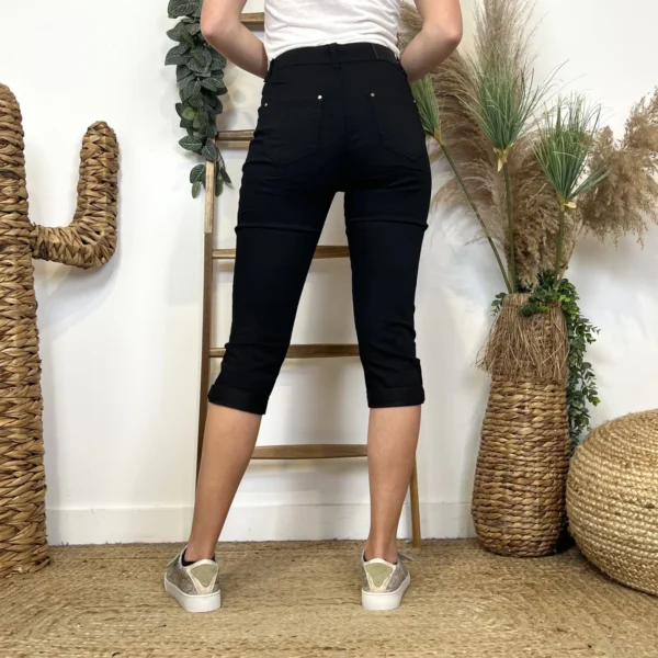 O633- Pantacourt Voggo (T36-T44) - noir - 44