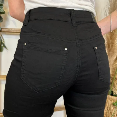 O633- Pantacourt Voggo (T36-T44) - noir - 44