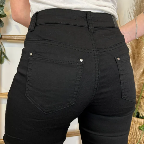 O633- Pantacourt Voggo (T36-T44) - noir - 44