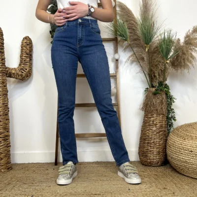 N495- Jean Droit Voggo (T36-T44) - denim - 44