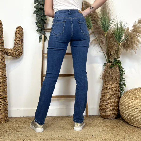 N495- Jean Droit Voggo (T36-T44) - denim - 44