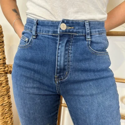 N495- Jean Droit Voggo (T36-T44) - denim - 44