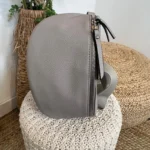 Sac banane femme Flora & Co à double zip - gris - taille-unique