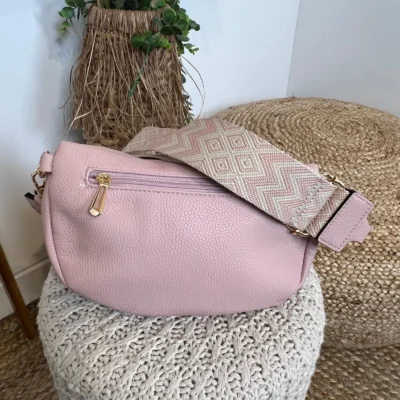 P424- Sac Banane Flora&Co - rose-pale - sans-taille