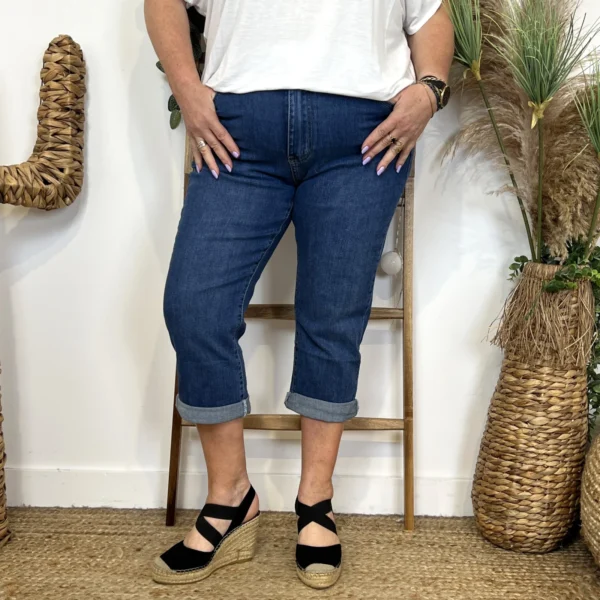 O626- Pantacourt Voggo (T42-T50) - denim - 50