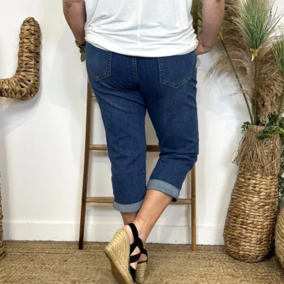 O626- Pantacourt Voggo (T42-T50) - denim - 50