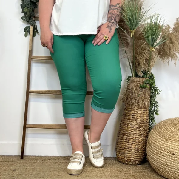 O624- Pantacourt Voggo (T42-T50) - vert-emeraude - 50