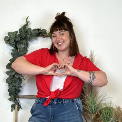 L028- Chemise Christy unie (T44-T52) - rouge - 52