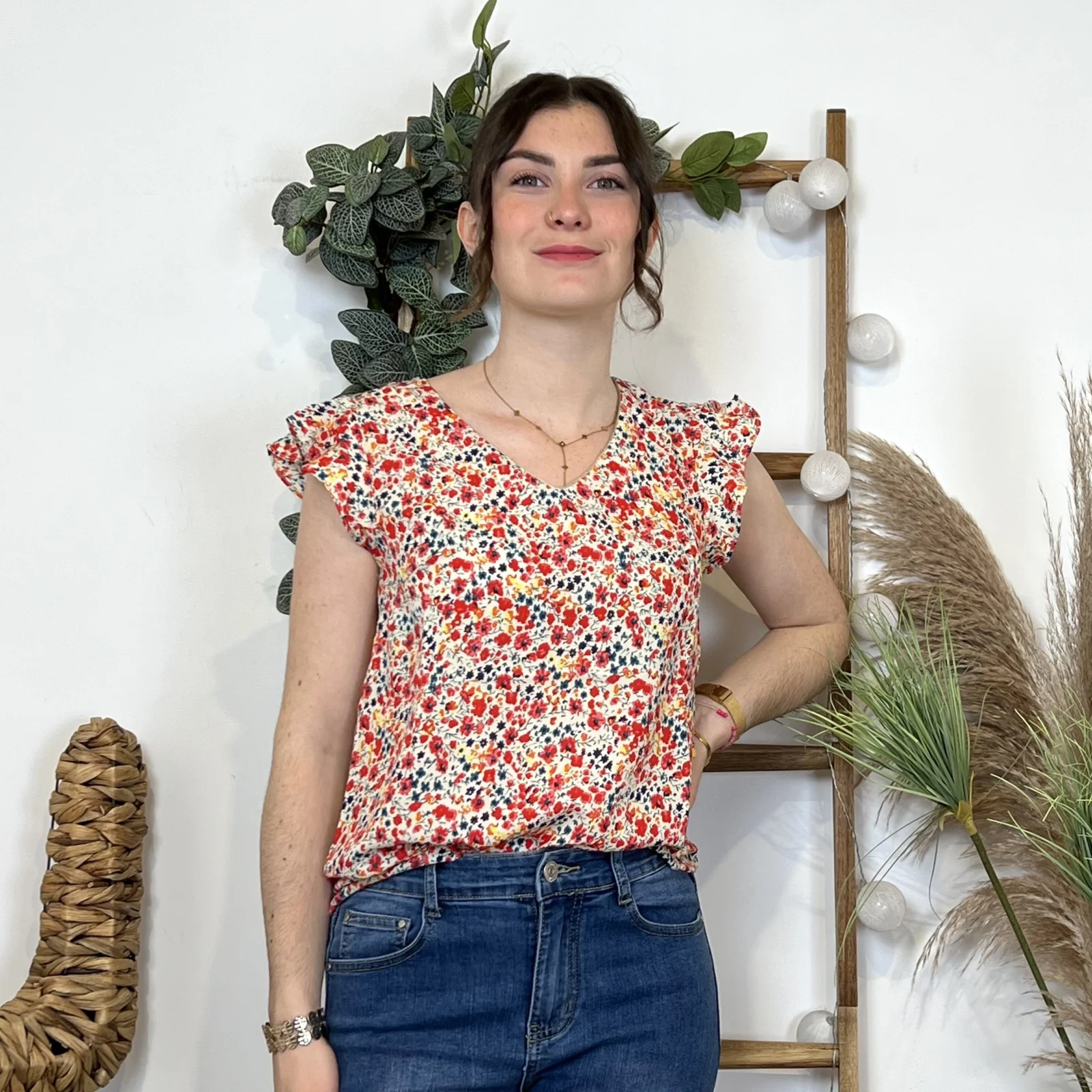 L683- Top By One Liberty (T36-T40) - beige - 38