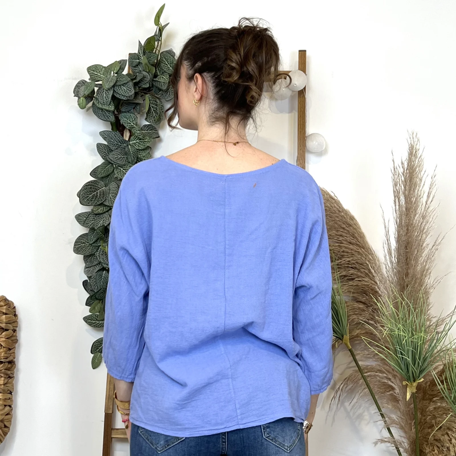 L461- Tunique coton / lin (Tu) 🇮🇹