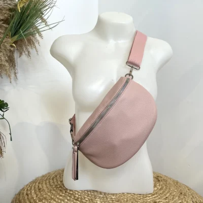 P424- Sac Banane Flora&Co - rose-pale - sans-taille