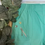 Pantacourt stretch confort T38-T52 - vert-clair - 58