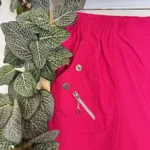 Pantacourt stretch confort T38-T52 - fuchsia - 58