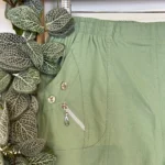 Pantacourt stretch confort T38-T52 - vert-celadon - 58