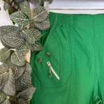 Pantacourt stretch confort T38-T52 - vert-bresil - 58