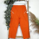 Pantacourt stretch confort T38-T52 - orange - 58