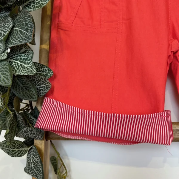 T582- Short JST Biais (T38-T52) - corail - 56