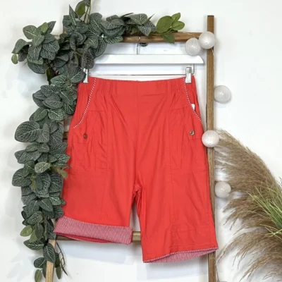 T582- Short JST Biais (T38-T52) - corail - 56