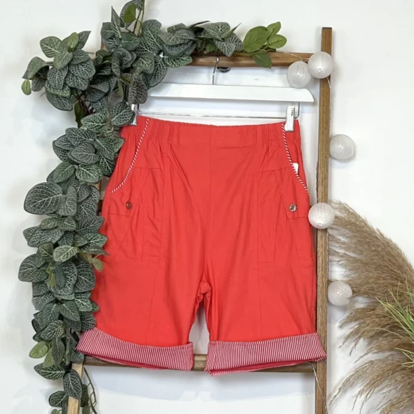 T582- Short JST Biais (T38-T52) - corail - 56